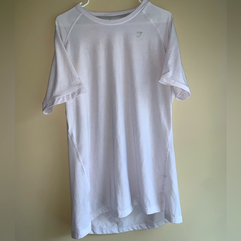 GYMSHARK - Studio Amplify T-Shirt - Large - White